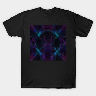 Neon Trippy EDM Festival Rave Pattern T-Shirt